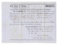 Thumbnail image of item number 1 in: '[Marriage license for Joseph Hügelen and Catharina Lieber Sungauer, March 30, 1853]'.