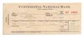 Thumbnail image of item number 1 in: '[Local Collection receipt, Continental National Bank, Fort Worth, Texas, August 27, 1937]'.