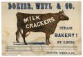 Thumbnail image of item number 1 in: '[Advertisement for milk crackers]'.