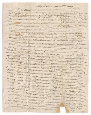 Primary view of [Letter from Ludwig Huth to Ferdinand Louis and Albert Huth, October 11, 1847]