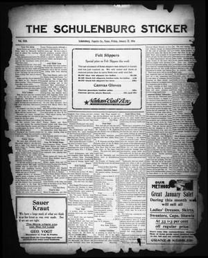 The Schulenburg Sticker (Schulenburg, Tex.), Vol. 22, No. 17, Ed. 1 Friday, January 21, 1916