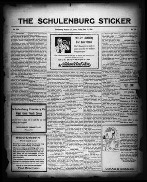 The Schulenburg Sticker (Schulenburg, Tex.), Vol. 22, No. 39, Ed. 1 Friday, June 23, 1916