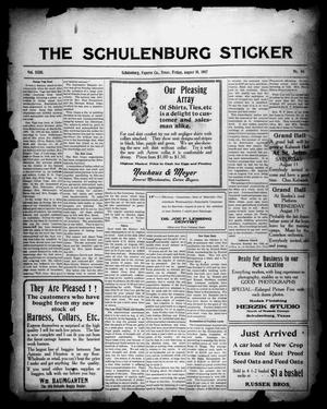 The Schulenburg Sticker (Schulenburg, Tex.), Vol. 23, No. 46, Ed. 1 Friday, August 10, 1917