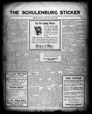 The Schulenburg Sticker (Schulenburg, Tex.), Vol. 24, No. 4, Ed. 1 Friday, October 19, 1917