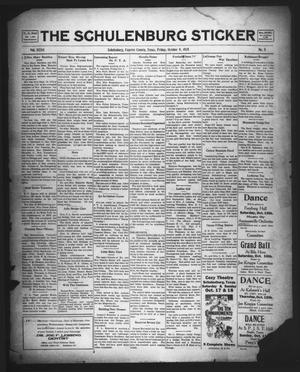 The Schulenburg Sticker (Schulenburg, Tex.), Vol. 32, No. 5, Ed. 1 Friday, October 9, 1925
