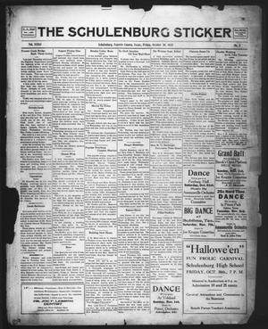 The Schulenburg Sticker (Schulenburg, Tex.), Vol. 32, No. 8, Ed. 1 Friday, October 30, 1925