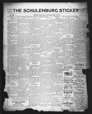 The Schulenburg Sticker (Schulenburg, Tex.), Vol. 32, No. 10, Ed. 1 Friday, November 13, 1925