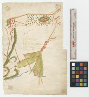 Primary view of object titled '[Manuscript map of Mexico City at the time of the Mexican War]'.