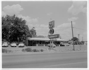 [A view of the exterior of the 2-J Hamburger Store]