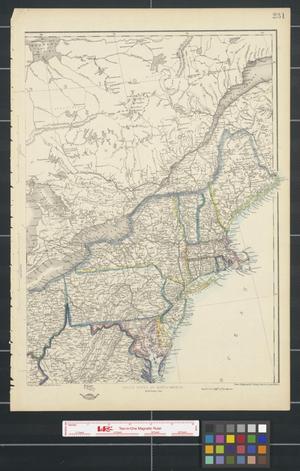 Primary view of object titled 'United States of North America (Eastern & Central) [Sheet 1]'.