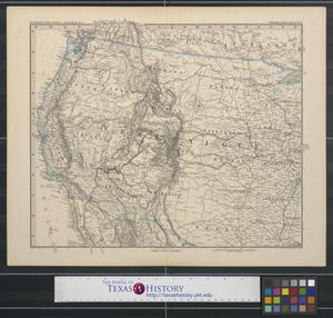 Primary view of object titled '[Map of the western United States]'.