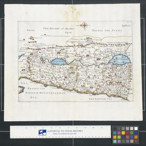 Primary view of [Map of the Holy Land]