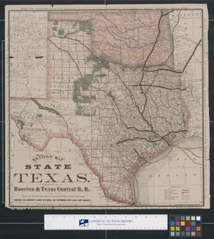 Revised map of the State of Texas.