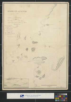 Primary view of object titled 'Harbour of Guaimas [sic.] in the Gulf of California'.