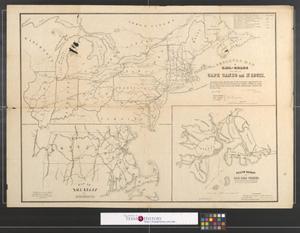 Primary view of object titled 'Skeleton map of rail-roads between Cape Canso and St. Louis: compiled under the direction of the committee appointed by the City Council of Boston for celebrating the opening of railway communication between the waters of the Atlantic at Boston, the Canadas and the Great West.'.