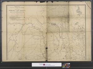 Primary view of object titled 'Map of Nebraska and Dakota and portions of the states and territories bordering thereon.'.