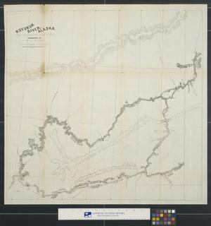 Primary view of object titled 'Koyukuk River, Alaska: from explorations in 1885 of party commanded by Lieut. H.T. Allen, 2n. U.S. Cavalry.'.
