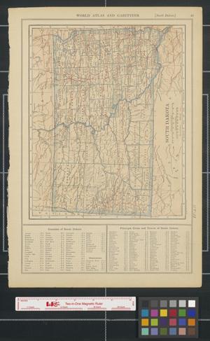 Primary view of object titled '[Maps of South Dakota and Texas]'.