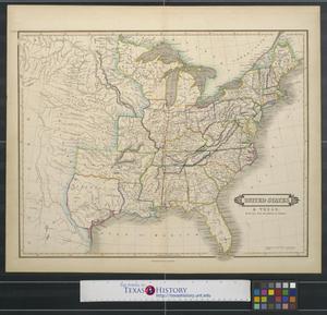 Primary view of object titled 'United States & Texas with all the railways & canals.'.