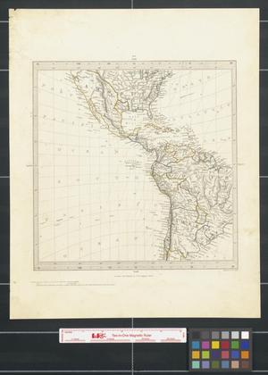 Primary view of object titled '[The southern portion of North America and the larger portion of South America]'.