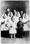 Thumbnail image of item number 1 in: '[School children dressed in WWI Red Cross and Army uniforms]'.
