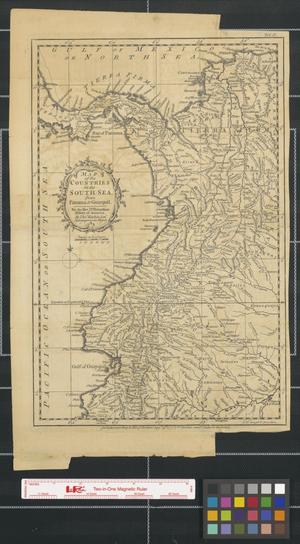 Primary view of object titled 'Map of the countries of the South Sea from Panama to Guayquil [Ecuador].'.