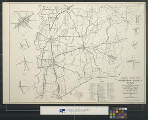 Primary view of object titled 'General highway map Robertson County Texas'.