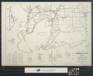 Primary view of object titled 'General highway map Chambers County Texas'.