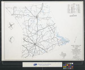 Primary view of object titled 'General highway map Lee County Texas'.