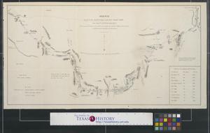 Primary view of object titled 'Sketch of part of the march & wagon road of Lt. Colonel Cooke from Santa Fe to the Pacific Ocean, 1846-7.'.