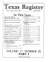 Thumbnail image of item number 1 in: 'Texas Register, Volume 17, Number 28, (Part I) Pages 2633-2754, April 17, 1992'.