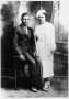 Photograph: [Wedding portrait of Clara Mary Maresh and Edward Joseph Schmidt]