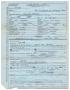 Thumbnail image of item number 1 in: '[Birth Certificate for Vera Mae Cummings]'.