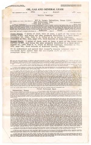 Primary view of object titled '[Lease for Use of Land by Oxy Petroleum, Inc.]'.