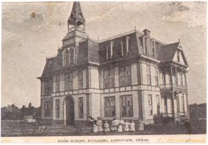 Primary view of object titled '[Longview High School Building]'.