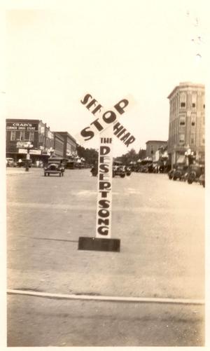 Primary view of object titled '[Desert Song Stop Sign]'.