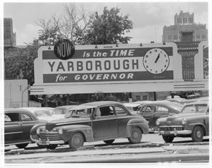 [Billboard supporting Judge Yarborough for Governor]