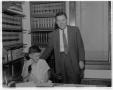 Photograph: [Judge Ralph Yarborough and son Richard]