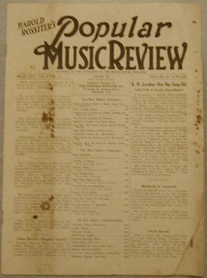 Primary view of object titled 'Popular Music Review'.