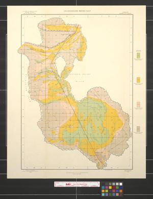 Underground Water map, Oregon, Baker City sheet