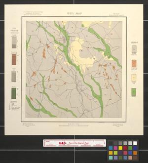 Primary view of object titled 'Soil map, Texas, Woodville sheet.'.