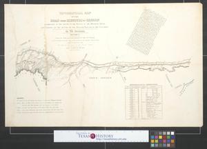 Topographical map of the road from Missouri to Oregon : commencing at the mouth of the Kansas in the Missouri River and ending at the mouth of the Wallah Wallah in the Columbia [Sheet 2].