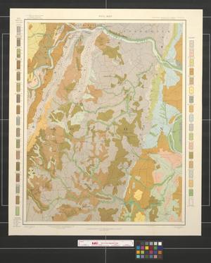 Primary view of object titled 'Soil map, Virginia-Maryland-West Virginia, Leesburg sheet.'.