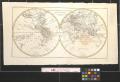 Map: L'Ancien monde et le nouveau en deux hemispheres.