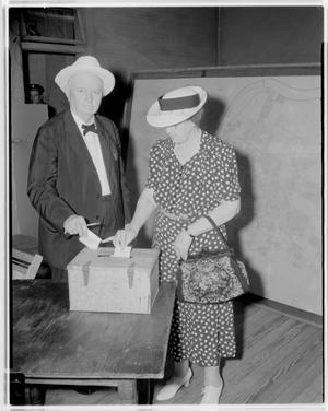 Ma and Jim Ferguson Voting