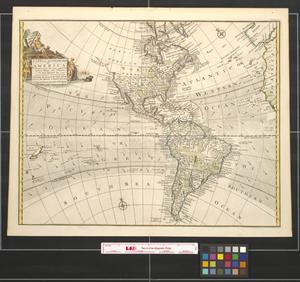 Primary view of object titled 'A new and accurate map of America drawn from the most approved modern maps and charts and adjusted by astronomical observations.'.