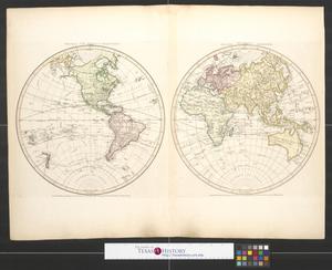 Western Hemisphere or New World [and] Eastern Hemisphere or Old World.