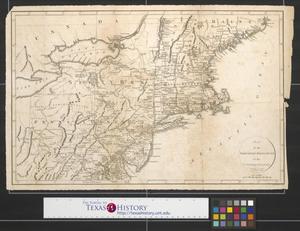 Primary view of object titled 'Map of the northern provinces of the United States.'.
