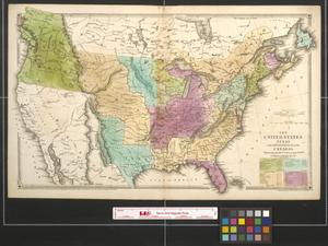 Primary view of object titled 'The United States, Texas & the British Provinces of the Canadas, Newfoundland, Nova Scotia, N. Brunswick & Prince Edward Island.'.