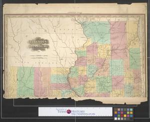 Primary view of object titled 'Illinois and Missouri [Sheet 1]'.